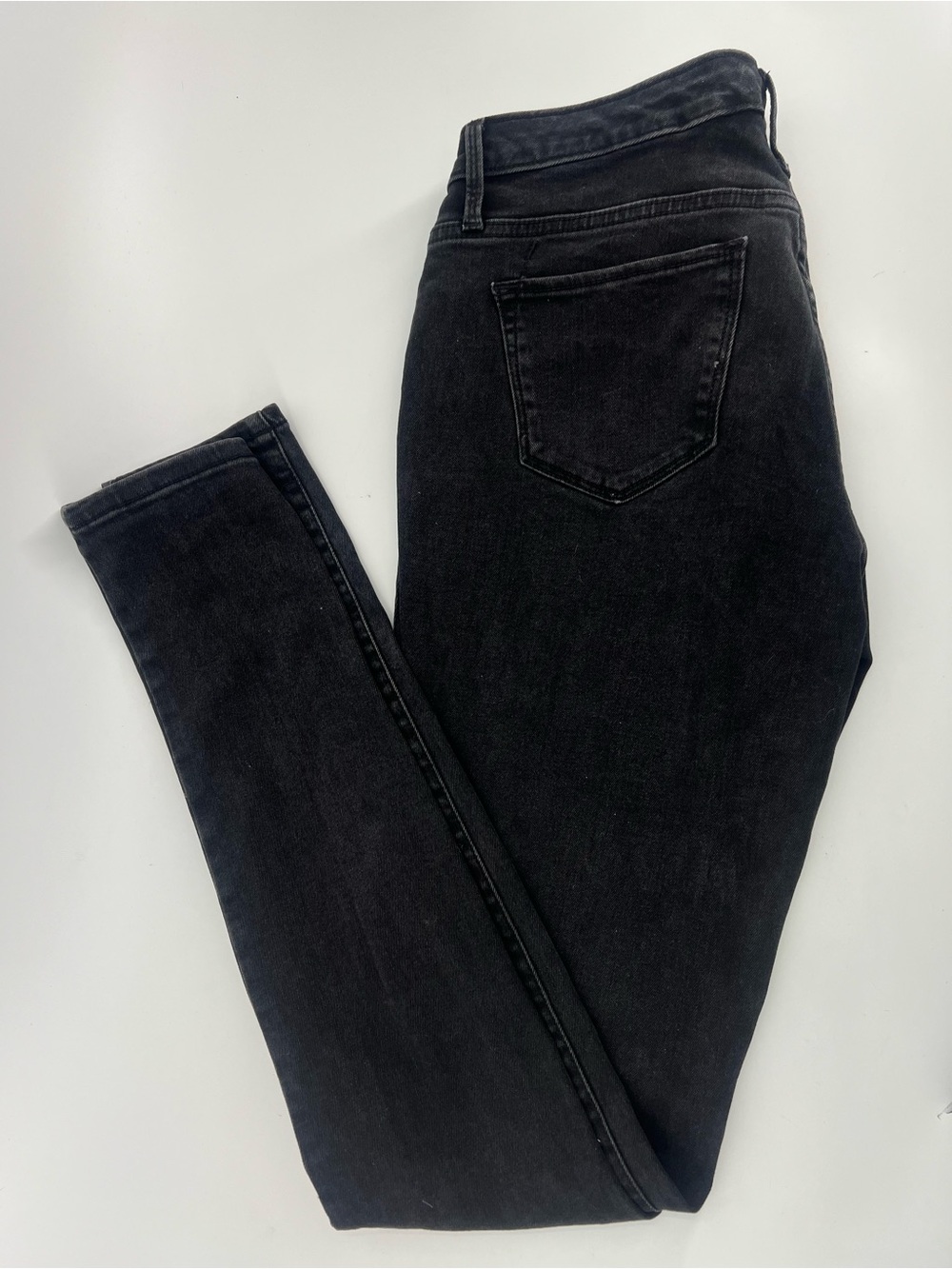Mossimo Black Curvy Skinny Jeans High Rise Slim Fit 6 or 28 L Long - Picture 7 of 10